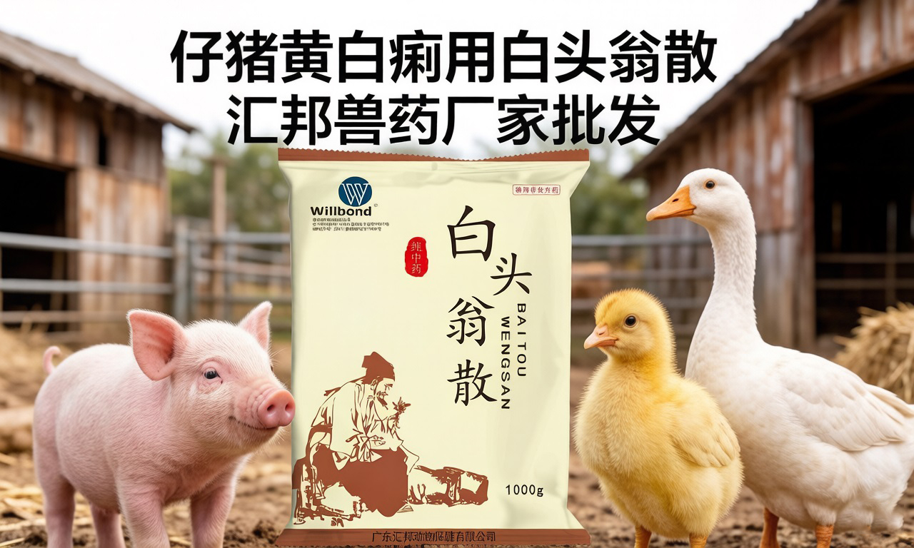 仔猪黄白痢用什么药,国标白头翁散。【汇邦兽药厂】