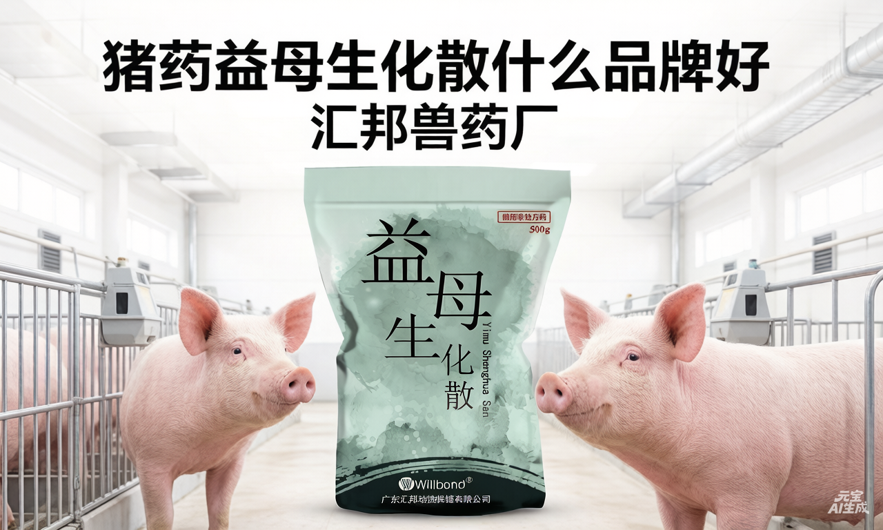 猪药益母生化散什么品牌好，母猪产后清宫。【汇邦兽药厂】